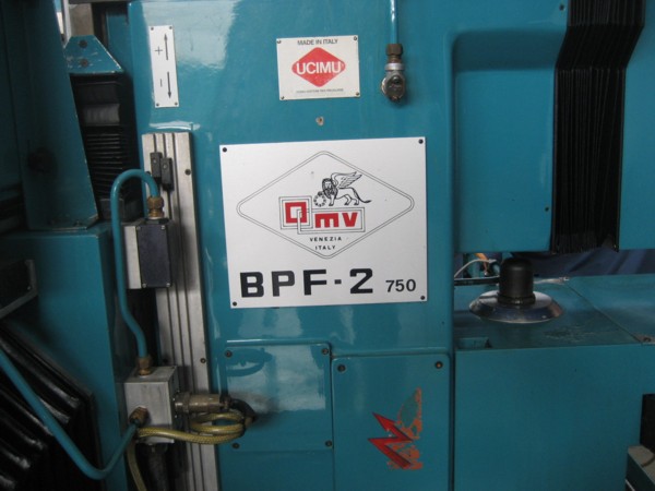 Fresatrice OMV BF2 - 750 - Plastin Gold